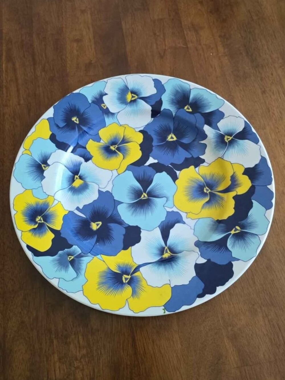 Taitù Violette Emilio Bergamin Italy Porcelain 12 1/8 Chop Plate Serving Platter
